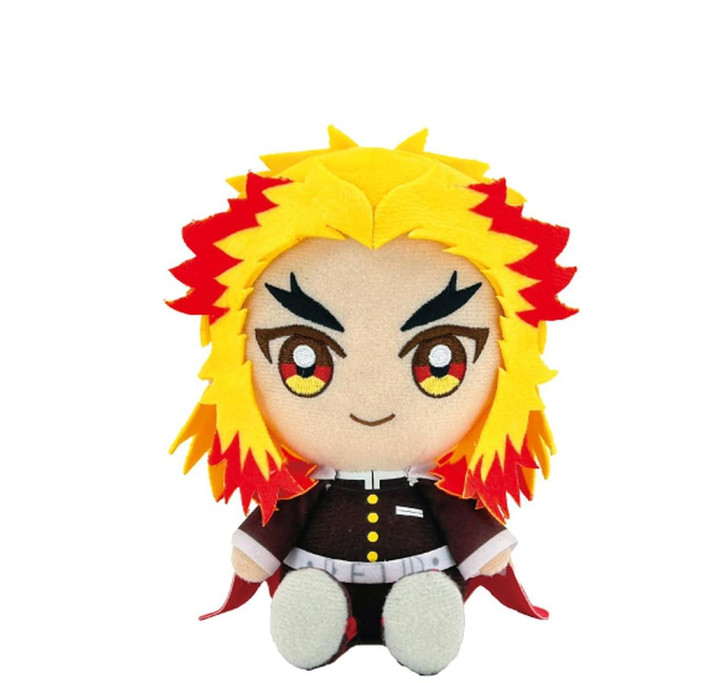  Bandai Demon Slayer Chibi Plush Doll 2 Kyojuro Rengoku 