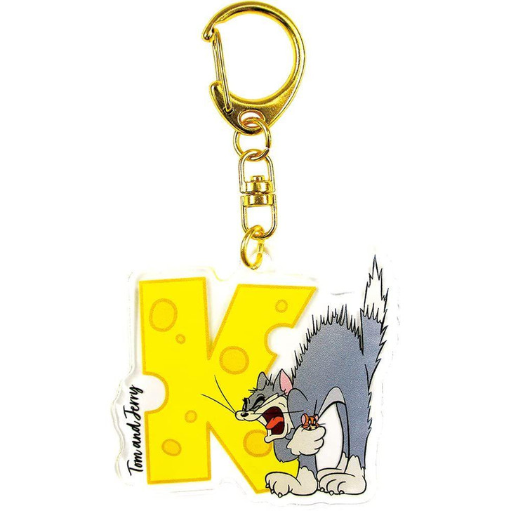  T's Factory Tom And Jerry Initial Acrylic Keychain K 