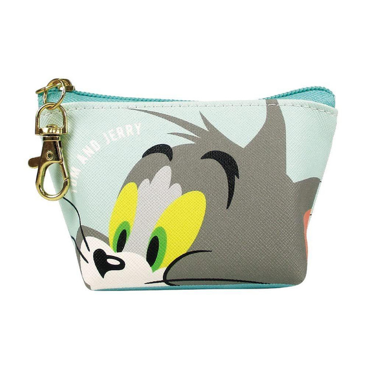  T's Factory Tom And Jerry Triangle Mini Pouch Close-Up Mint 