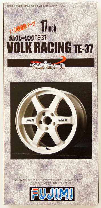 Fujimi TW25 Volk Racing TE-37 Wheel & Tire Set 17 inch 1/24 Scale Kit (4968728192949)