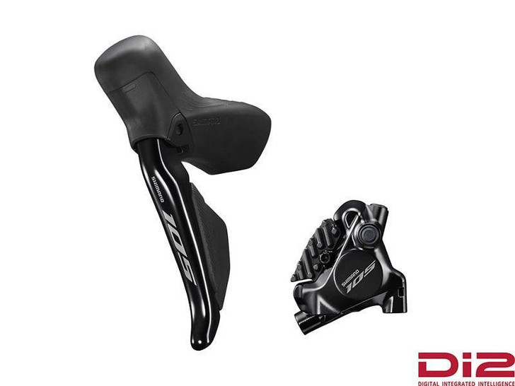 Shimano (Cycling) ST-R7170 105 Di2 Hydraulic Disc STI Set: ST-R7170-Left and BR-R7170-Rear