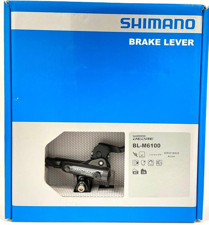 Shimano (Cycling) BL-M6100 Hight Draw Rick SM-BH90SS Brake Hose Included, OIL 3.4 fl oz (100 ml) EBLM6100PA