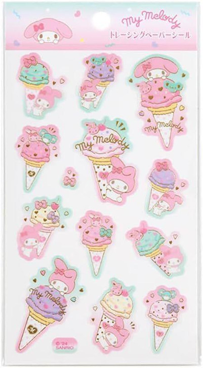  Sanrio Sticker Set My Melody (Ice Cream Party) 
