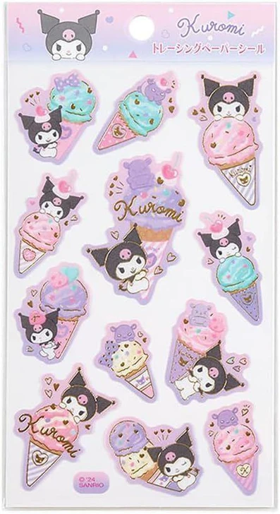  Sanrio Sticker Set Kuromi (Ice Cream Party) 