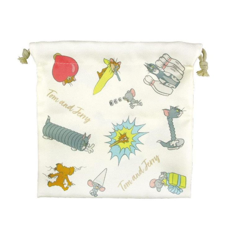  T's Factory Tom And Jerry Flat Drawstring Pouch Funny Art 2 / Flyer 