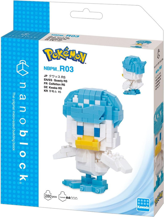 Kawada Nanoblock Pokemon Quaxly