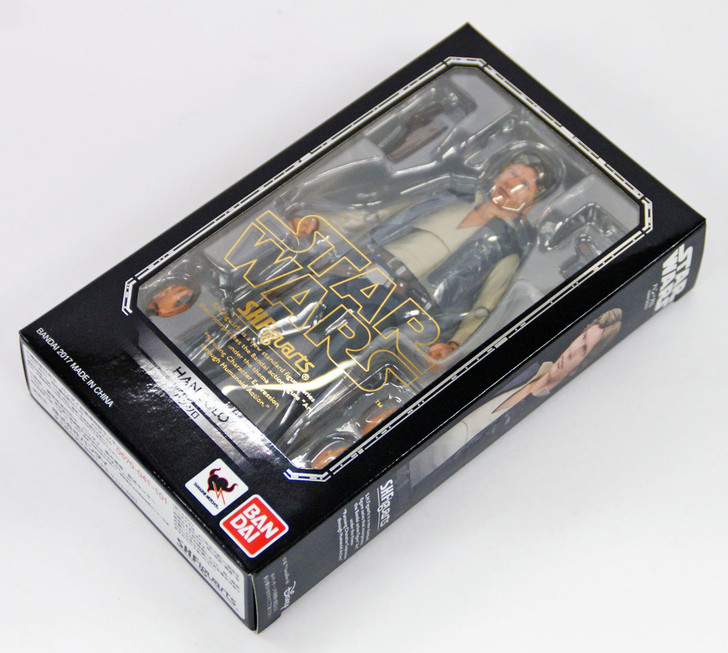 Bandai 077862 S.H. Figuarts STAR WARS Series A New Hope Han Solo Figure (4549660077862)