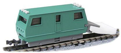  Tsugawa Yokou RCCN-04 Mop Type Track Cleaning Car NEW Mop-kun Towable (T/Blue-Green) (N scale) 