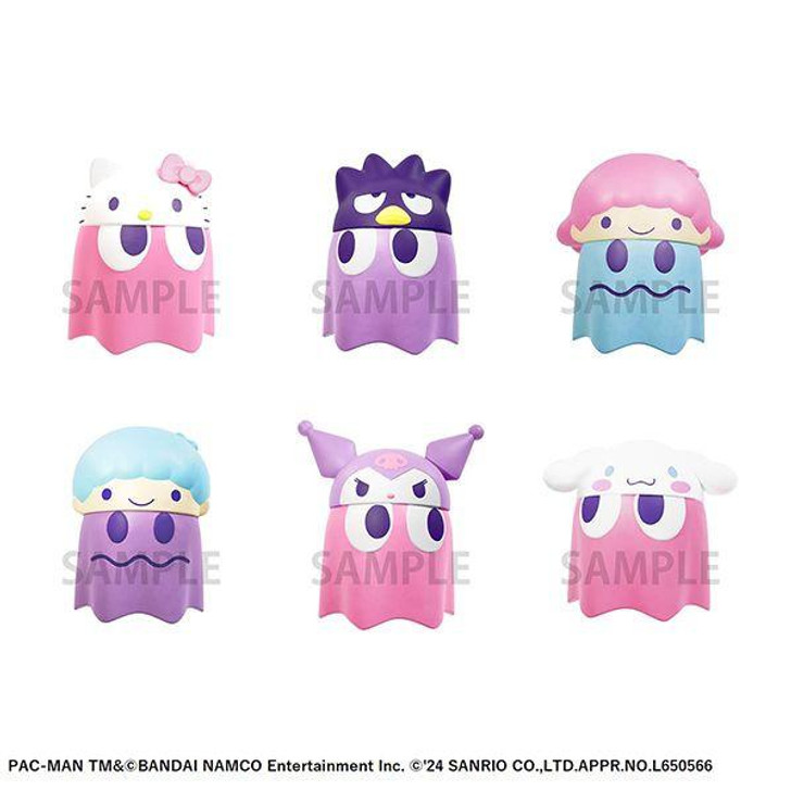 Pacman x Sanrio Characters Chibi-Collect Figures Vol.2 6Pcs Box