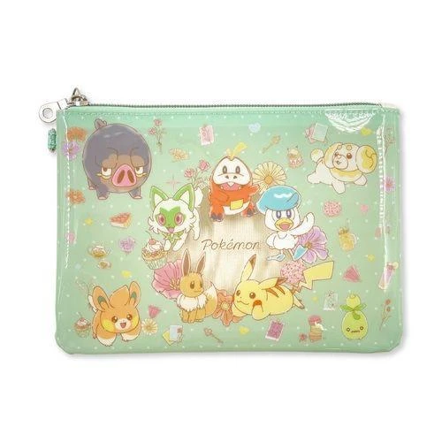 Pokemon Center Original Pokemon Center Flat Pouch Flyer Flower