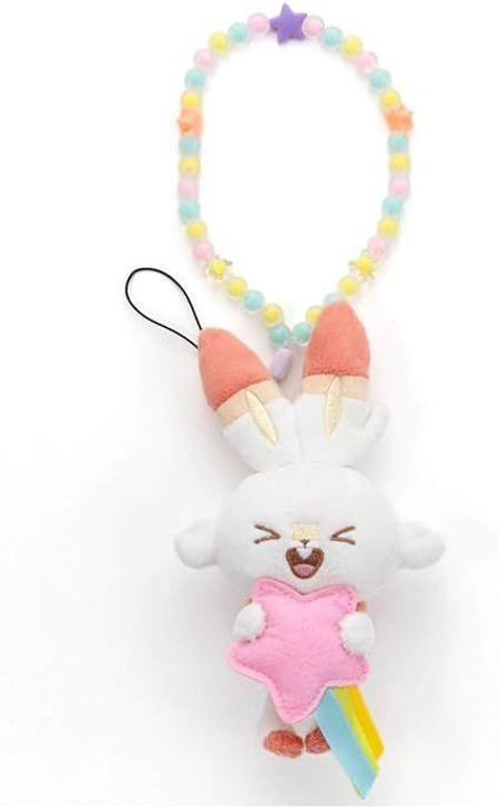  Takara Tomy Pokemon PokePeace Plush Toy Strap (Hoshizora Ver.)  Scorbunny 