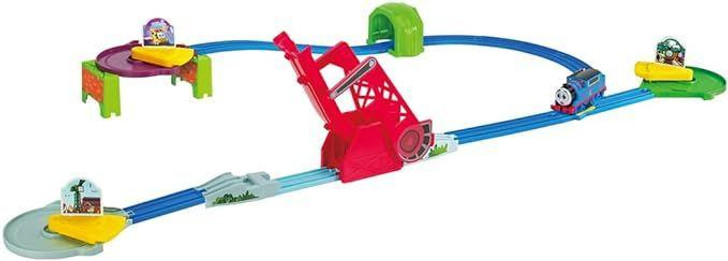  Takara Tomy Pla-Rail GOGO Thomas Cross Bridge! Dynamic Bridges 