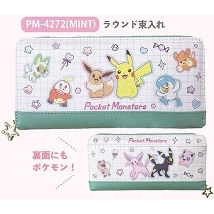  Sun Art Pokemon Round Wallet PM-4272 Mint 