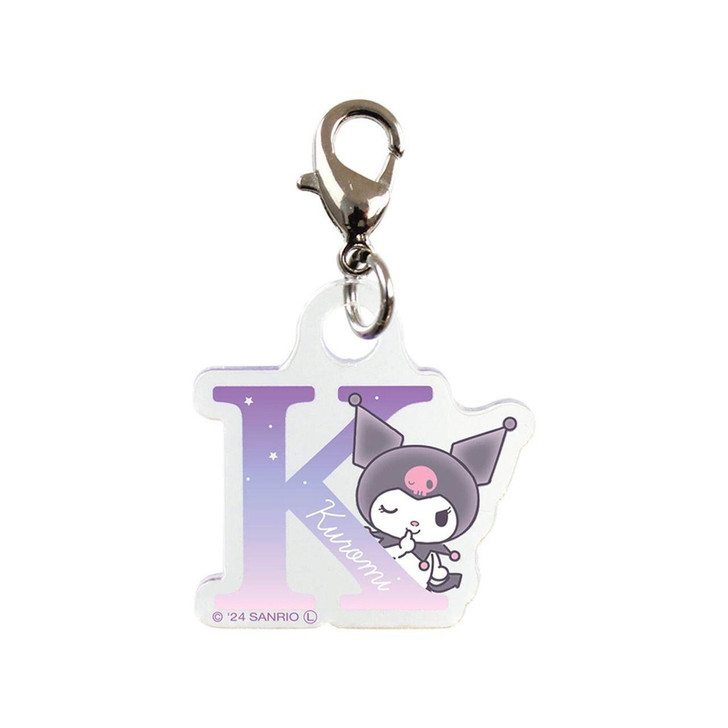  T's Factory Sanrio Mini Initial Charm Kuromi / K 