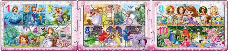  Apollo-sha 24-128 Jigsaw Puzzle Disney Sofia Little Princess Sofia (8 + 12 + 16 Pieces) 