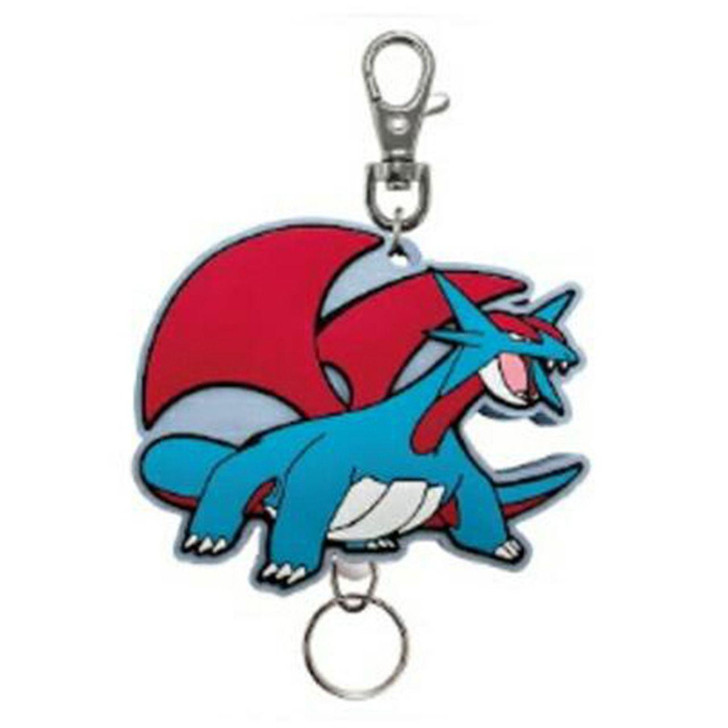  SK Japan Pokemon Rubber Reel Key Holder Salamence 