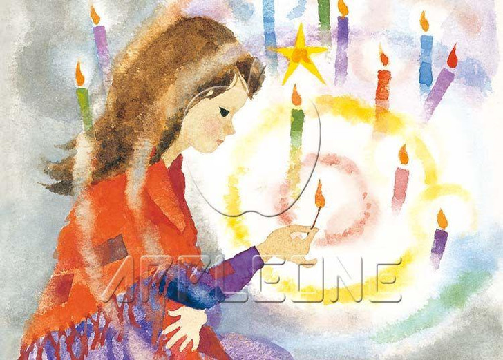  Appleone Jigsaw Puzzle Chihiro Iwasaki Illustration Girl with a Match (500 Pieces) 