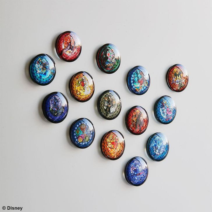  Square Enix Kingdom Hearts Glass Magnet 14Pack BOX 