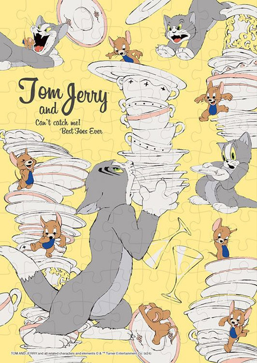 Tenyo B108-838 Jigsaw Puzzle  Tom and Jerry 'Can't Catch Me' (108 Pieces)