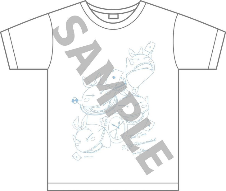 Medicos TV Anime ''That Time I Got Reincarnated As A Slime'' Rimuru in Wonderland T-Shirt (Free Size)