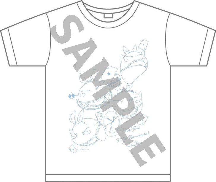  Medicos TV Anime ''That Time I Got Reincarnated As A Slime'' Rimuru in Wonderland T-Shirt (Free Size) 
