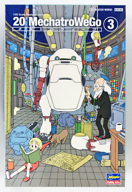 Hasegawa 64745 20 MechatroWeGo No.23 Retro 1/20 Scale Kit (4967834647459)