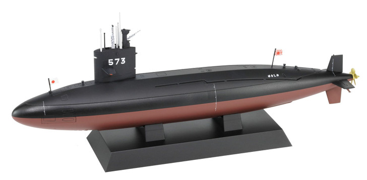 Pit-Road 1/350 JMSDF Submarine SS-573 Yushio Finished Model