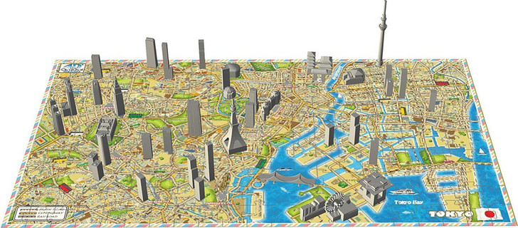 1400ピース パズル 4D CITY SCAPE TIME PUZZLE 東京 91yezlhBzZL._AC_UF894,