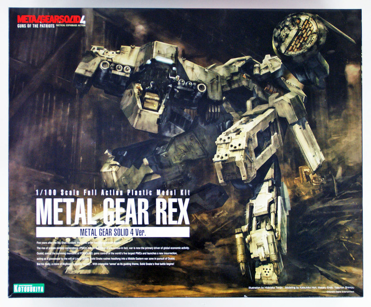 Kotobukiya KP409 Metal Gear Rex Metal Gear Solid 4 Version 1/100 Scale Kit (4934054107797)