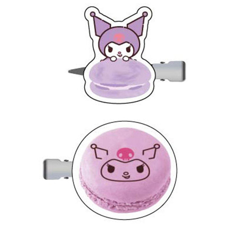  HASEPRO Sanrio Macaron Hair Clip Kuromi 