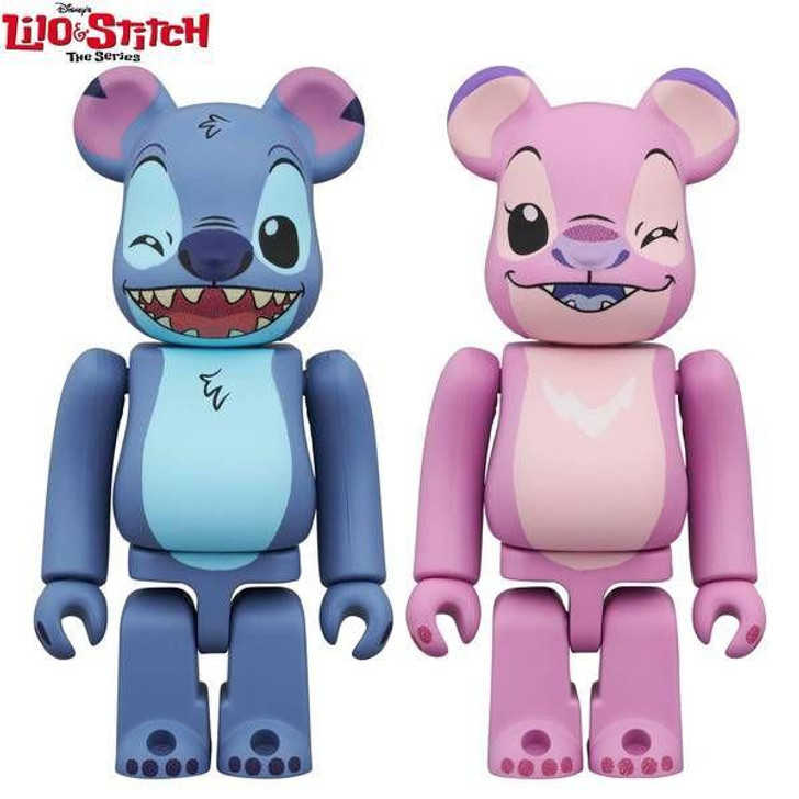 BE@RBRICK Disney STITCH & ANGEL (Lilo & Stitch) 2pcs Set