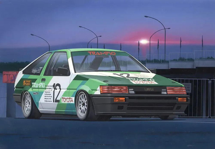  Fujimi Inch Up 1/24 Trampio AE86 Levin Plastic Model 