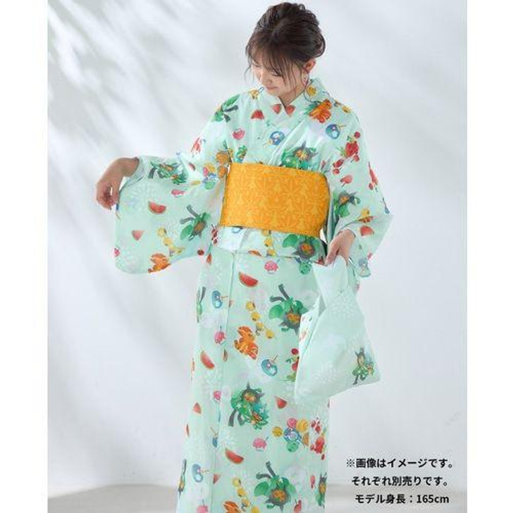 Pokemon Center Original Yukata And Obi Set Summer Festival Free Size