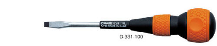 Hozan D-331-100 Electrician's Slotted Screwdrivers