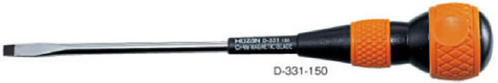 Hozan D-331-150 Electrician's Slotted Screwdrivers (4962772023341)