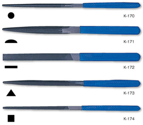 Hozan K-155-L FILE SET 5 PCS (4962772041536)