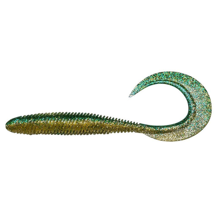 Megabass Kemuri Curly 2.5 Green Gold