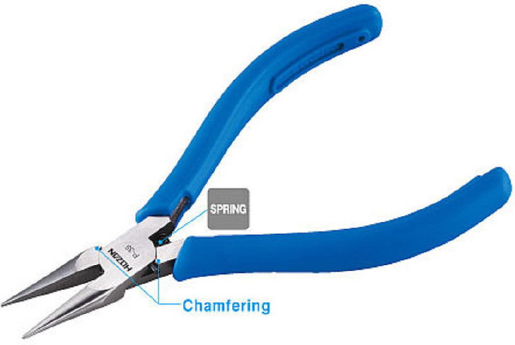 Hozan P-035 (P-35) MINIATURE LONG NOSE PLIERS (4962772064351)