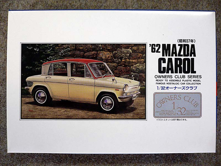 Arii Owners Club 1/32 08 1962 Mazda Carol 1/32 Scale Kit (Microace