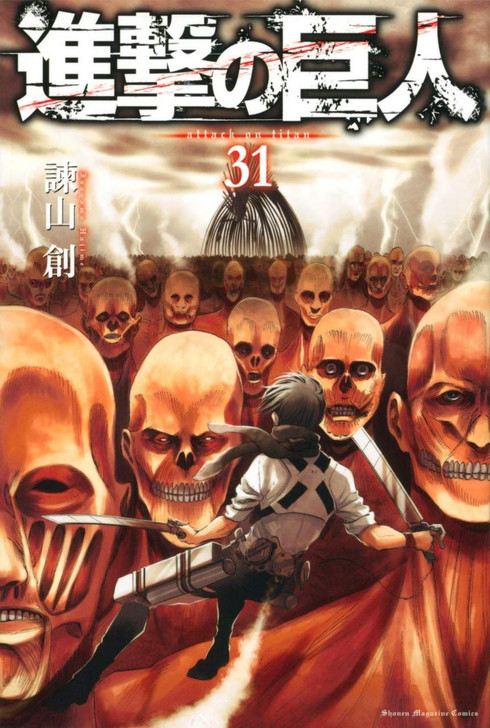  Kodansha Attack on Titan Vol.31 (Shonen Magazine KC) Manga **Japanese Language** 