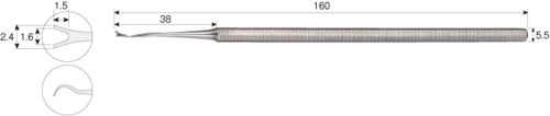 Hozan P-812 SPRING HOOK (4962772068120)