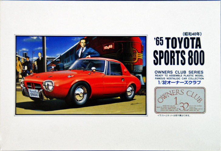 Arii Owners Club 1/32 12 1965 Toyota S800 1/32 Scale Kit (Microace) (4968279202128)