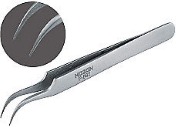 Hozan P-882 CURVED TWEEZERS (4962772068823)