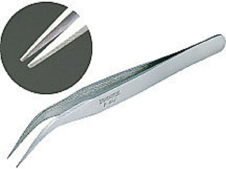 Hozan P-887 BENT NOSE TWEEZERS (4962772068878)
