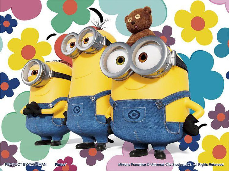 Jigsaw Puzzle Happy Flower (Minions) (150 Small Pieces)