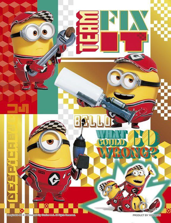 Jigsaw Puzzle Minions Pit Crew Minions (300 Pieces)