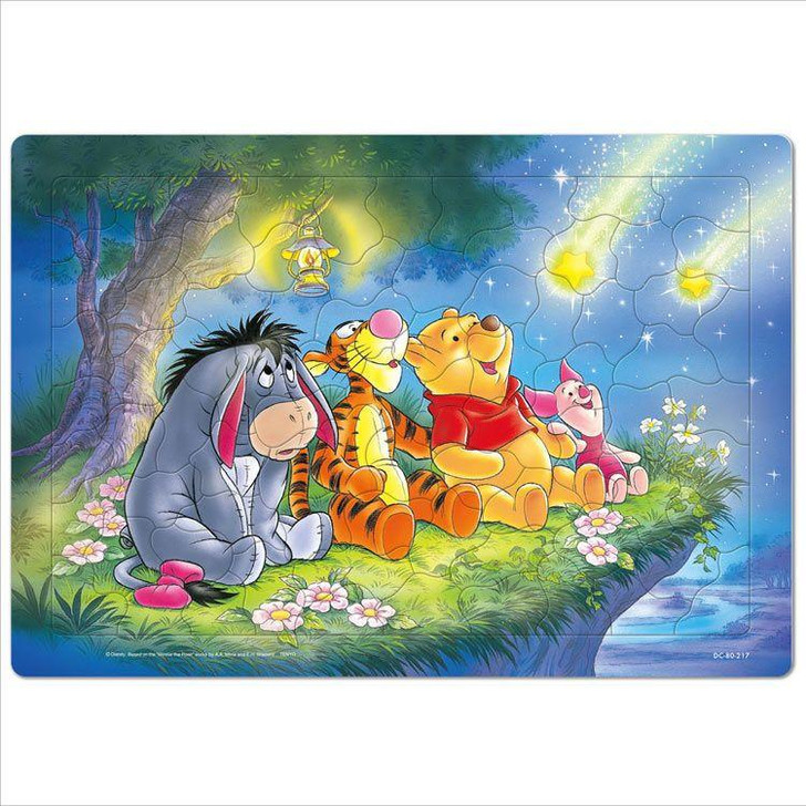 Tenyo DC80-217 Jigsaw Puzzle Winnie the Pooh Sparkling Star Puzzle Board (80 Pieces) 