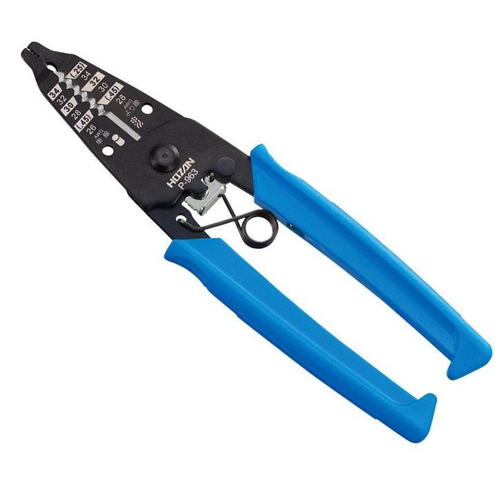 Hozan P-963 WIRE STRIPPERS for AWG size wires (4962772069639)
