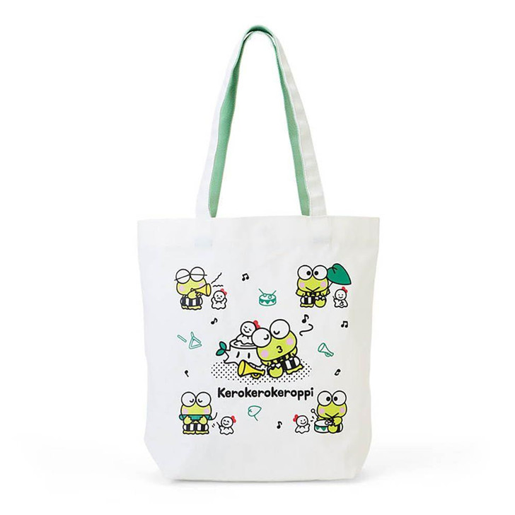  Sanrio KeroKeroKeroppi Tote Bag (In High Spirits with Singing and Dancing) 908924 