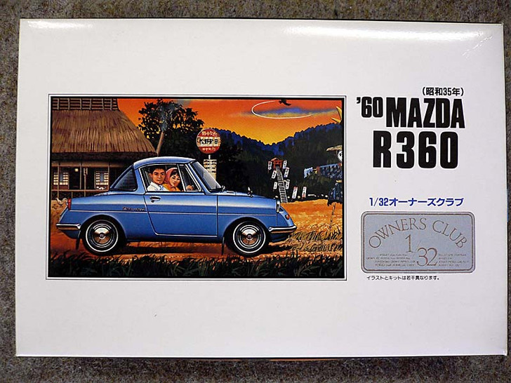 Arii Owners Club 1/32 15 1960 MAZDA R360 1/32 Scale Kit (Microace) (4968279202159)